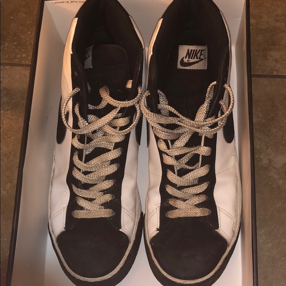 nike blazers black high tops